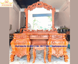 Mẫu bàn trang điểm hoa hồng hoành tráng  BTĐ63