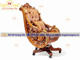 Ghế Giám đốc phong cách tân cổ điển bọc đệm  GGĐ98