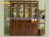 Nhận Thiết Kế Thi công tủ rượu theo yêu cầu gỗ hương , gụ  TG41