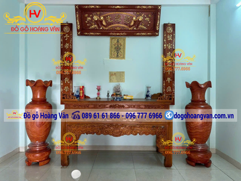 Đôi Lọ Lộc Bình Gỗ 1m80 đẹp LB07