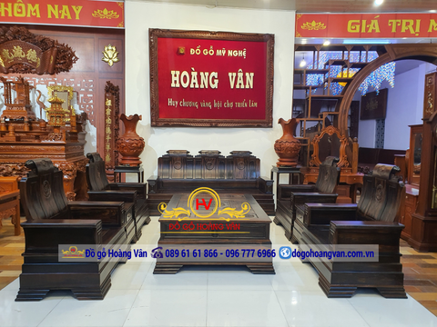 Nơi bán bàn ghế gỗ mun , bộ ghế gỗ mun đẹp  BG194
