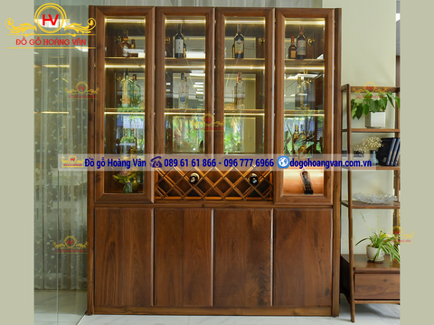 Tủ bày đồ kết hợp tủ rượu - TR124