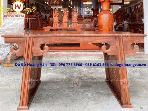 Mẫu Bàn làm việc nhỏ gọn, công dụng kết hợp bàn trà đạo gỗ đạo   BGĐ94