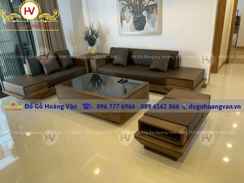 Mua sofa gỗ hiện đại online có giao hàng tận nhà  HĐ38