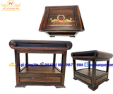 Bộ ghế tời pháo gỗ mun LÀO, bộ ghế gỗ mun hiện đại BG169