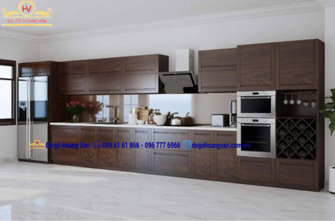 Đồ Gỗ Hoàng Vân thiết kế tủ bếp theo yêu cầu  TB39
