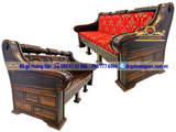 Bộ ghế tời Thượng Hải gỗ mun LÀO, bộ ghế gỗ mun hiện đại BG170