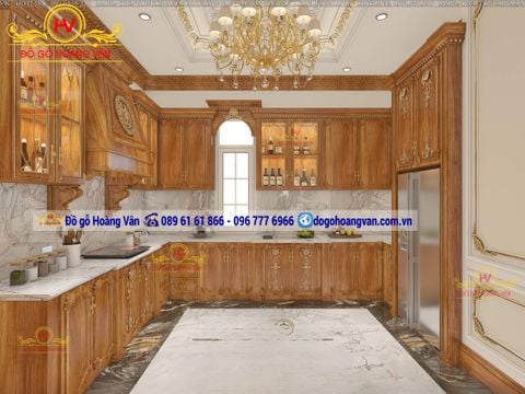 Mẫu Tủ Bếp đẹp và tiện nghi TB18