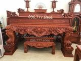 ST10 Bàn thờ gia tiên chạm tứ linh ,Đồ thờ Đồng Kỵ