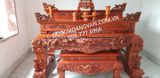 ST18 Bàn thờ tứ linh, Sập thờ gỗ đồng kỵ