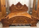 Mẫu Giường Ngủ Đẹp Gỗ Gõ Đỏ Cho Phòng Ngủ Vip GN80