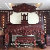 ST12 Bàn Thờ Gỗ Gụ Đẹp, Án Thờ Mẫu Đồng Kỵ