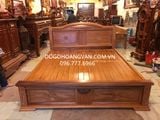 Mẫu Giường Ngủ Đẹp Giá Rẻ Gỗ Gõ Đỏ Bán Tại Đà Nẵng GN77