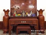 Mẫu án gian gỗ gụ tại đồng kỵ đẹp BT58