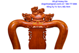BG77 Bộ ghế minh quốc nghê đỉnh cột 12cm giá rẻ