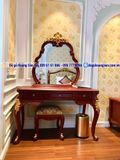Mẫu Bàn Trang Điểm theo phong cách hiện đại tân cổ điển rát vàng chi tiết nhỏ BTĐ34