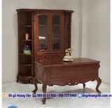 Mẫu bàn làm việc đơn gian mang phong cách cổ điển BGD 08