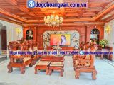 Bộ bàn ghế quốc voi cột 12 siêu đẹp. BG161