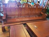 BG45 Bộ bàn ghế gỗ giá rẻ mẫu triện như ý rồng
