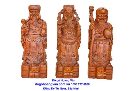 Tượng gỗ 3 ông tam đa Phúc Lộc Thọ T66