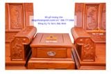 Bàn ghế âu á gỗ Hương, tay hộp chân tay 10 bộ 6 món BG07