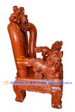 BG01Bộ Bàn Ghế Đẹp Tay Lân C16 Gỗ Hương Đá