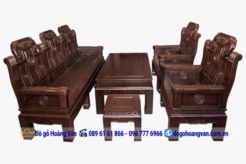 BG60 Bộ bàn ghế triện như ý voi