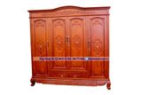 MẪU TỦ ĐỰNG QuẦN ÁO 4 BuỒNG GỖ HƯƠNG TA49