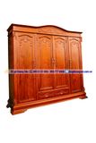 nơi bán tủ quần áo gỗ hương lào, gỗ hương ta 4 cánh TA48