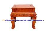 BG47  Bộ Bàn Ghế Gỗ Hương Cột 16cm Tay Nghê đẹp Đồng Kỵ