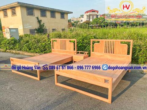 Mẫu Giường ngủ nhỏ gọn đẹp GN95