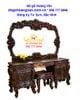 Những Bàn Trang Điểm nhỏ gọn đẹp gỗ hương BTĐ24