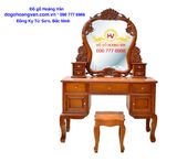 Bàn phấn hoa hồng, bàn phấn tinh xảo đẹp BTĐ03