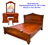 111 MẪU GIƯỜNG NGỦ SANG TRỌNG,Giường Cưới Gỗ Hương GN02