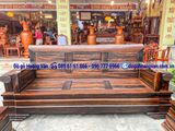Bộ bàn ghế tời pháo gỗ mun siêu đẹp. BG163