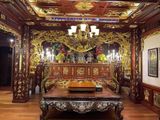 PHÒNG THỜ HOÀNH TRÁNG NHẤT , THIỀU CHÂU CỬA VÕNG BT36