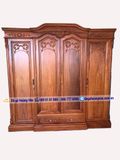 Tủ đựng quần áo 4 buồng nên mua gỗ hương TA38