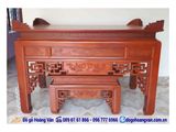Những mẫu ban thờ gỗ gụ đẹp, ban thờ đồng kỵ BT16