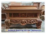 Sập thờ chạm long ly quy phượng hoành tráng BT43