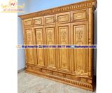 Tủ quần áo âm tường, tủ áo 2 tầng thiết kệ đẹp  TA122