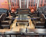 Bộ ghế quốc sắc thiên hương gỗ mun hoa đẹp BG212