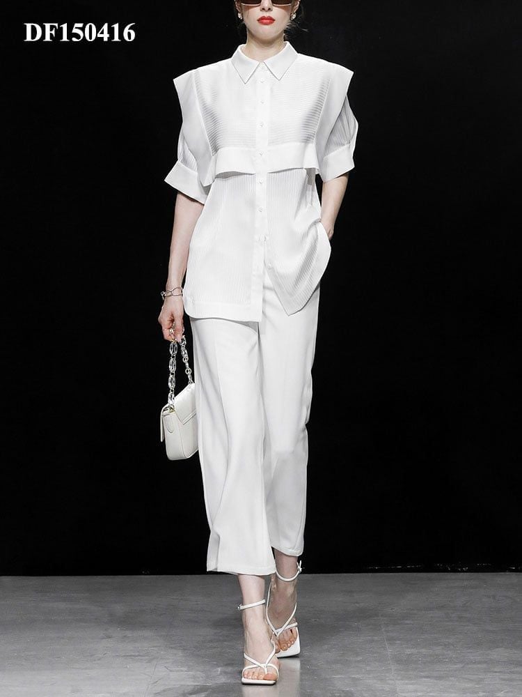 DF150416 SET AO QUAN MAU TRANG