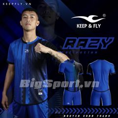 Quần áo bóng đá không logo Keep Fly Razy (bích)