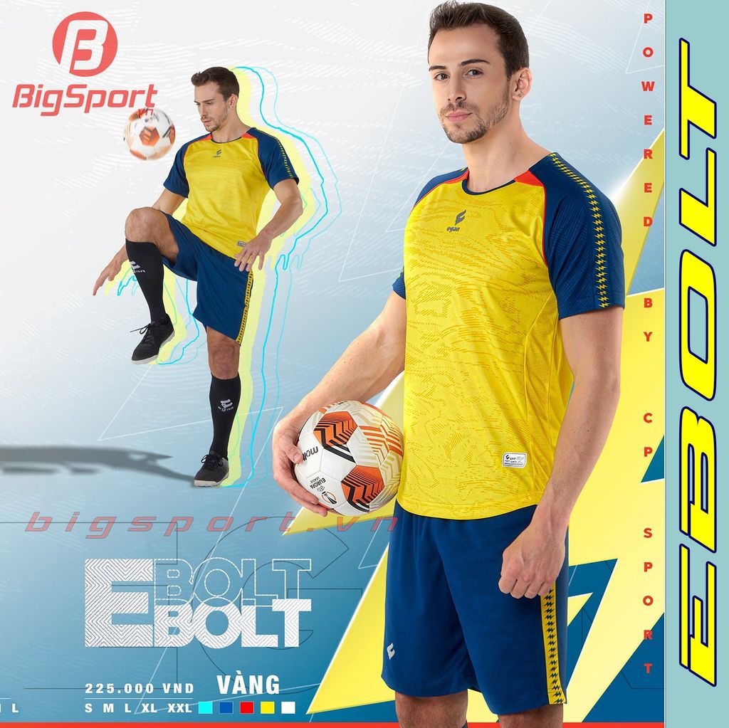 Áo đá bóng không logo Egan Ebolt