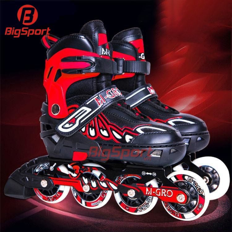Giày trượt Patin M-Gro màu đen đỏ