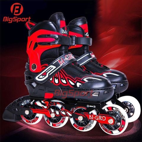 Giày trượt Patin M-Gro màu đen đỏ