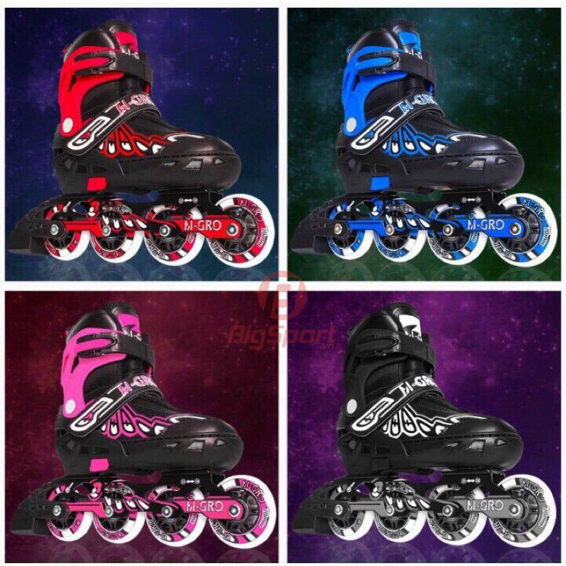 Giày trượt Patin M-Gro màu đen xanh