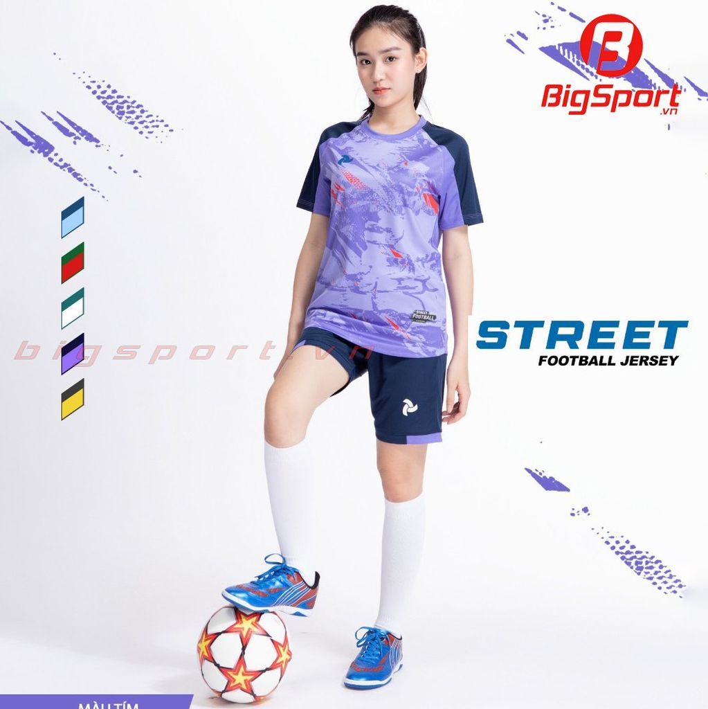 Áo bóng đá không logo Justplay Street