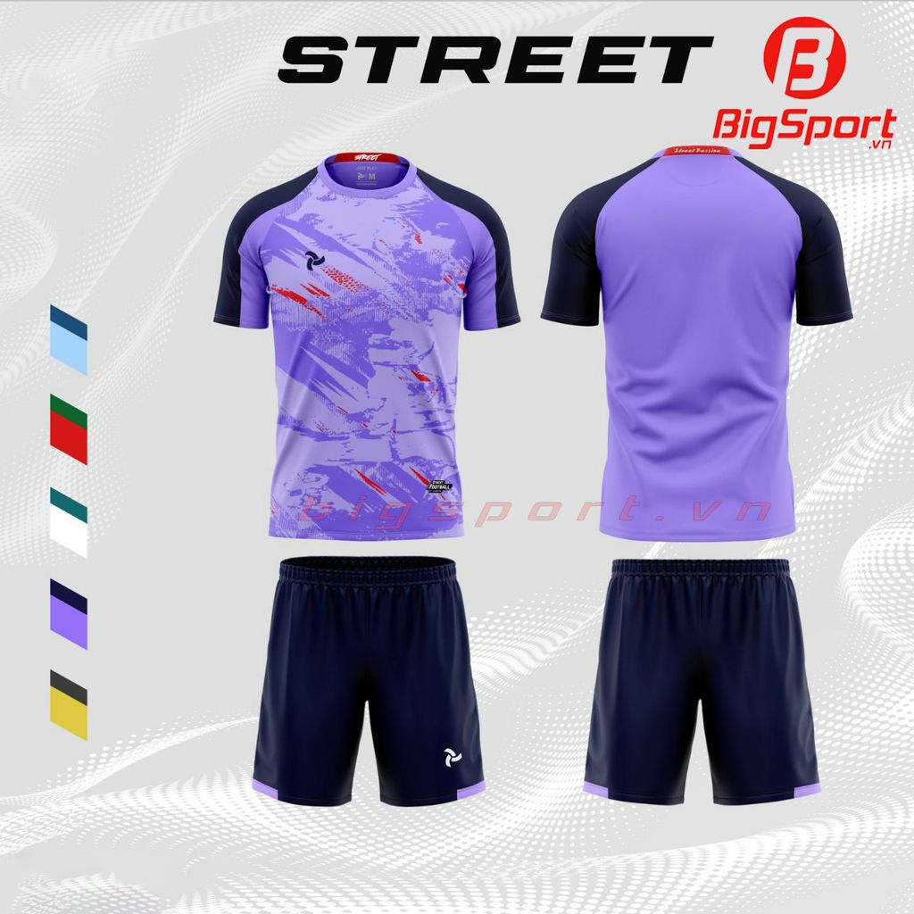 Áo bóng đá không logo Justplay Street