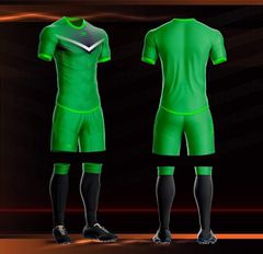 Quần áo bóng đá không logo Keep Fly Monster màu xanh lá